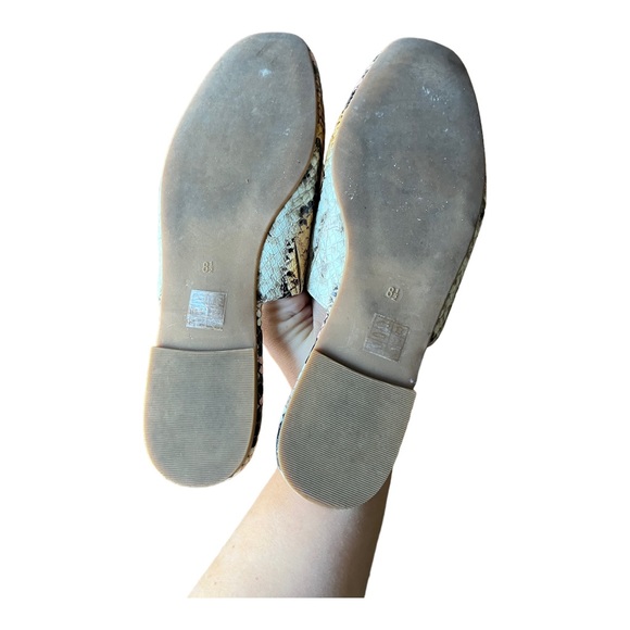 Madewell The Cory Slip On Mule in Snakeskin Print Leather Pink Black Brown White - Picture 14 of 14